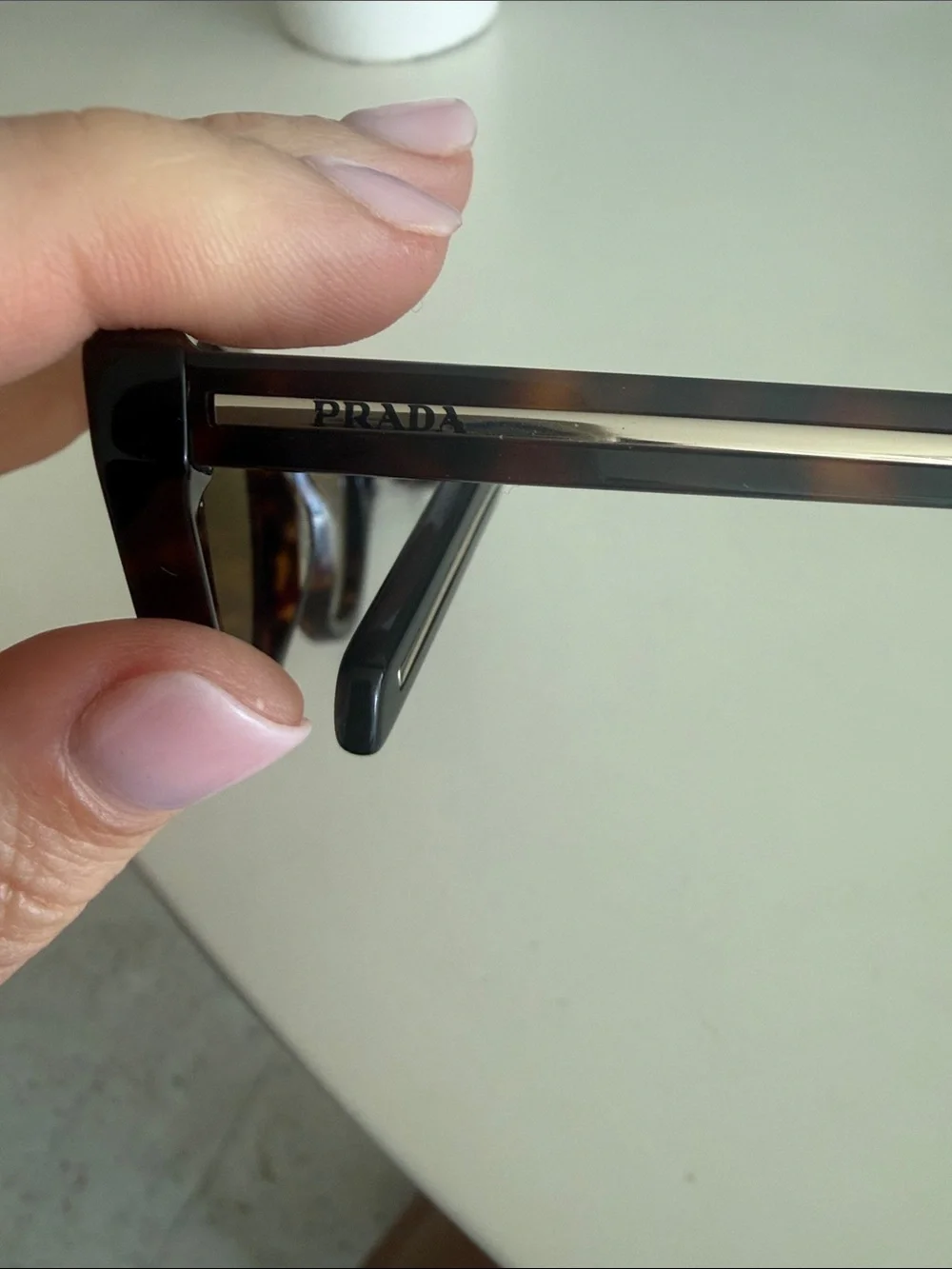 Prada Tortoiseshell Sunglasses with Brown Lenses